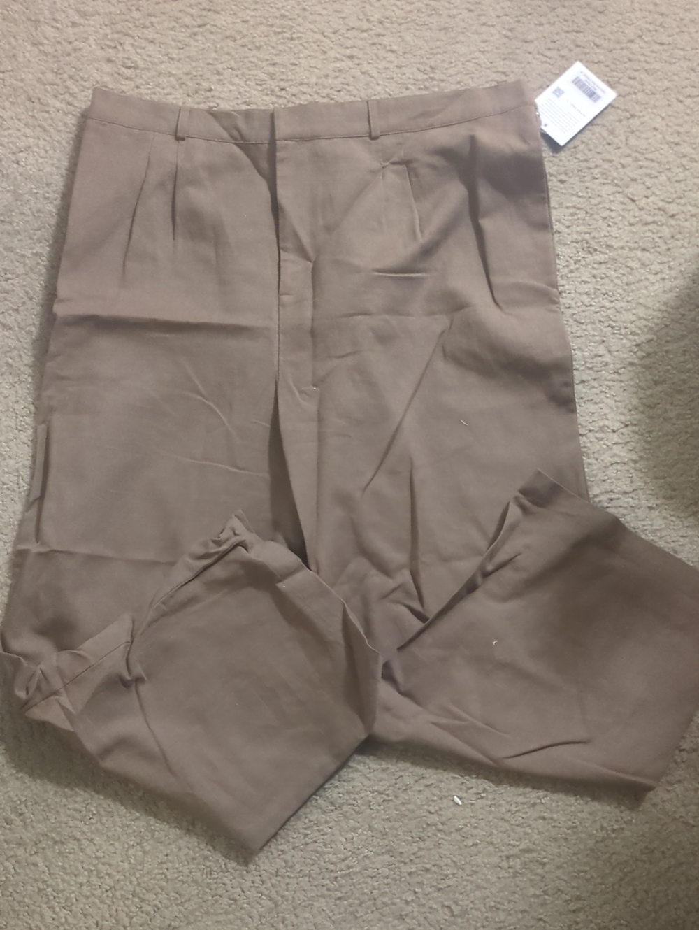 Able Claire Linen Pant In Driftwood Size 18